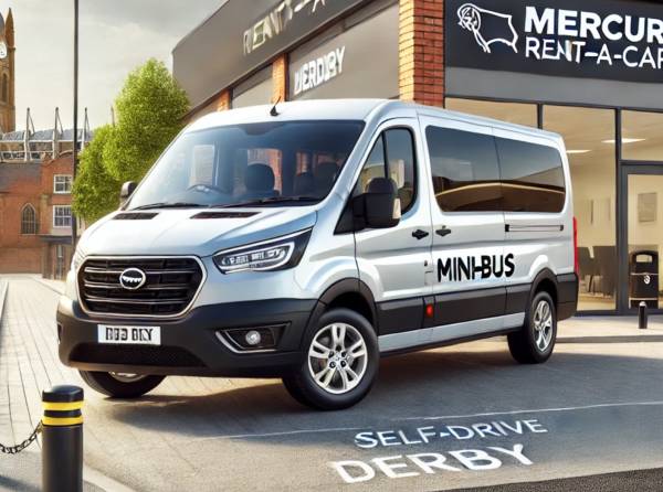 Self-Drive Minibus Hire in Derby with Mercury Rent-A-Car